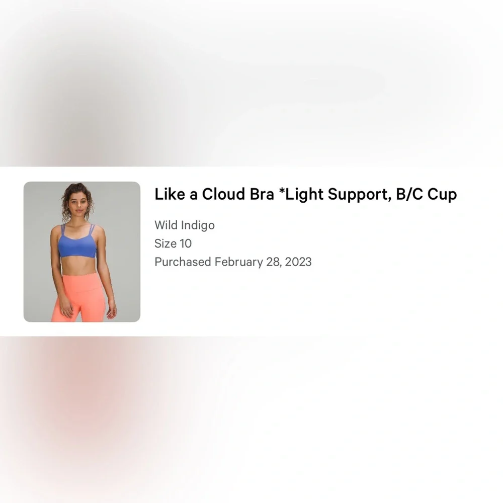 Lululemon: Like a Cloud Bra - Picture 3 of 3
